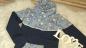 Preview: Loopkragenhoodie Gr. 122/128 "Pusteblumen"