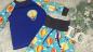 Preview: Kombination: Raglanshirt & Checkerhose Gr. 74 "Heißluftballon mit Tieren"