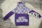 Preview: Loopkragenhoodie Gr. 104 "Zauberfee"