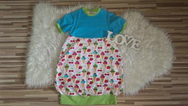 Ballonkleid Gr. 122/128 "Eis"