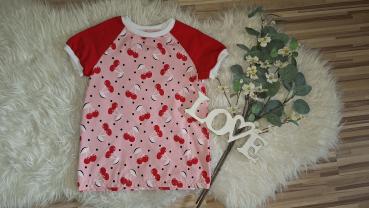 T-Shirt Gr. 122/128 "Kirschen"