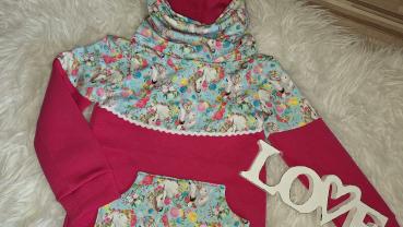 Preview: Loopkragenhoodie Gr. 104 