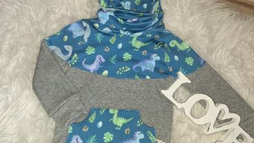 Preview: Loopkragenhoodie Gr. 86 