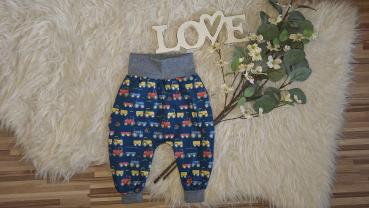 Baggyhose Gr. 74 "Trecker mit Anhänger"