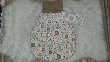 Pucksack ungefüttert "Boho-Tiere"