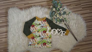 Raglanshirt Gr. 92 "Bauernhof"
