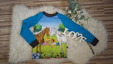 Raglanshirt Gr. 122/128 "Bibi und Tina"