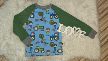 Raglanshirt Gr. 110/116 "Trecker"