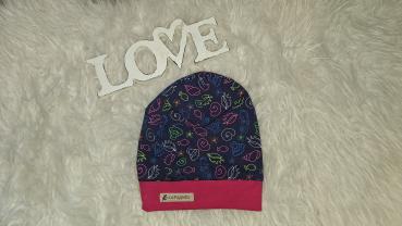 Beanie Kopfumfang 53-55cm "Muscheln"