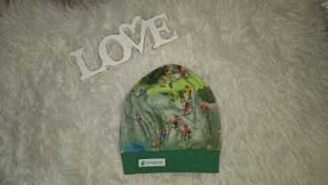 Beanie Kopfumfang 53-55cm "Wimmelbuch in den Bergen"