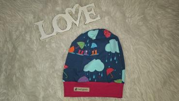 Beanie Kopfumfang ab 56cm "Regentage"