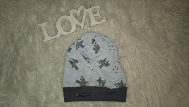 Beanie Kopfumfang ab 56cm "Glitzerkitz"