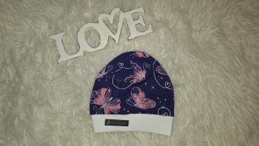 Beanie Kopfumfang 47-49cm "Butterfly"