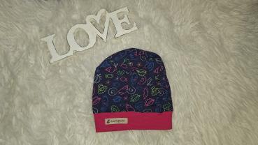 Beanie Kopfumfang 50-52cm "Muscheln"