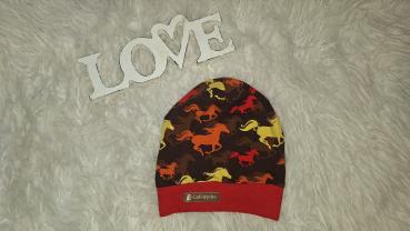 Beanie Kopfumfang 50-52cm "Rennpferde"