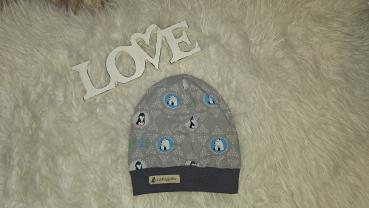 Beanie Kopfumfang 50-52cm "Eiswelt"