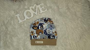 Beanie Kopfumfang 50-52cm "Waldleben"