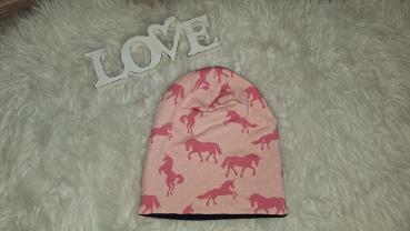 Beanie Kopfumfang 53-56cm "Einhörner"