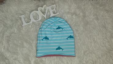 Beanie Kopfumfang 49-52cm "Delphin"