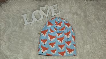 Beanie Kopfumfang 46-48cm "Fuchsköpfe"
