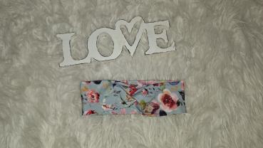 Stirnband Kopfumfang 48-53cm "Blumen"