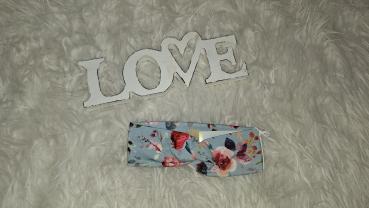 Stirnband Kopfumfang 41-47cm "Blumen"