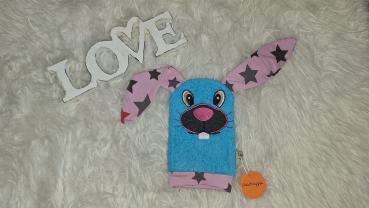 Waschlappen Hase "Sterne"
