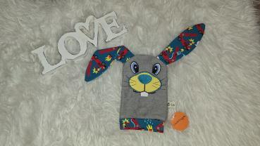 Waschlappen Hase "Feuerwehr"