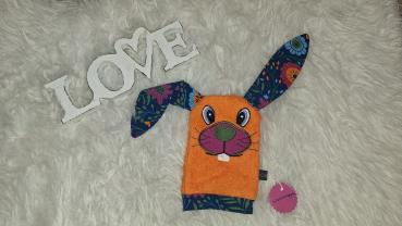 Waschlappen Hase "Flower"