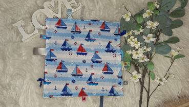 Knister-/Fummeltuch "Segelboote