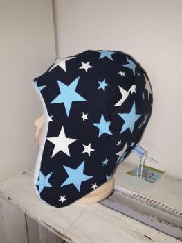 Fliegermütze KU 52-55cm "Stars blau"