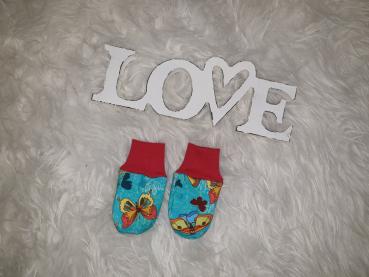 Babyfäustlinge "Schmetterlinge"