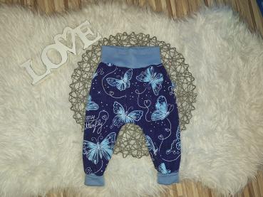 Baggyhose Gr. 80 "Schmetterlinge"
