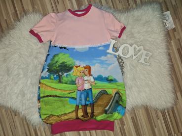 Ballonkleid Gr. 122/128 "Bibi und Tina"
