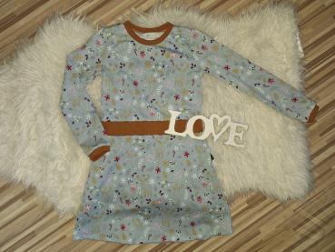 Langarmkleid Gr. 122/128 "Wintertime"