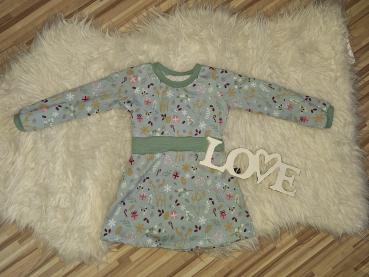 Langarmkleid Gr. 86/92 "Wintertime"