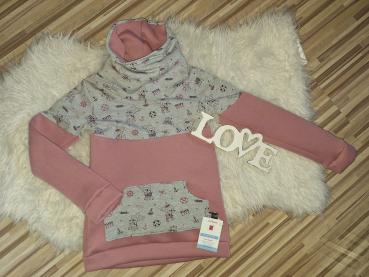 Loopkragenhoodie Gr. 134/140 "Hafenkitz"