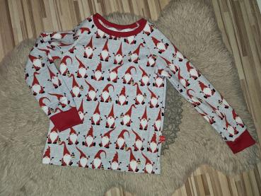 Raglanshirt Gr. 122/128 "Weihnachtswichtel"