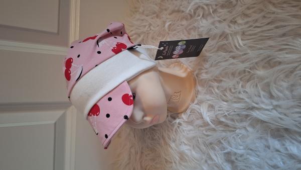 Schirmmütze im Beaniestyle KU 50-52cm "Kirschen"