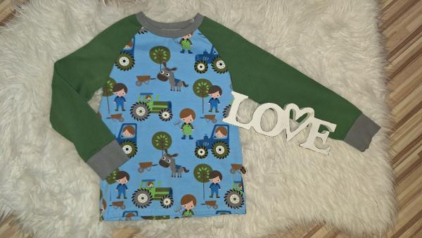 Raglanshirt Gr. 110/116 "Trecker"