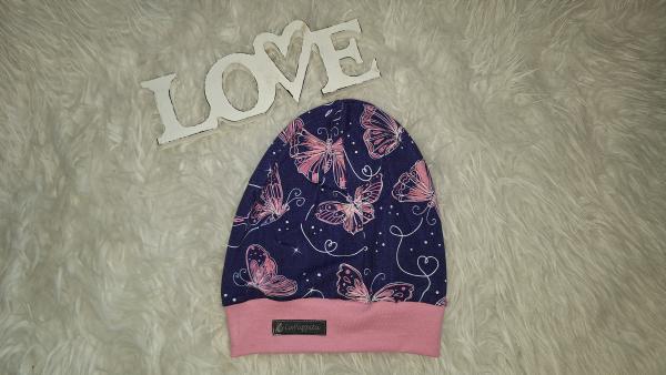 Beanie Kopfumfang ab 56cm "Butterfly"