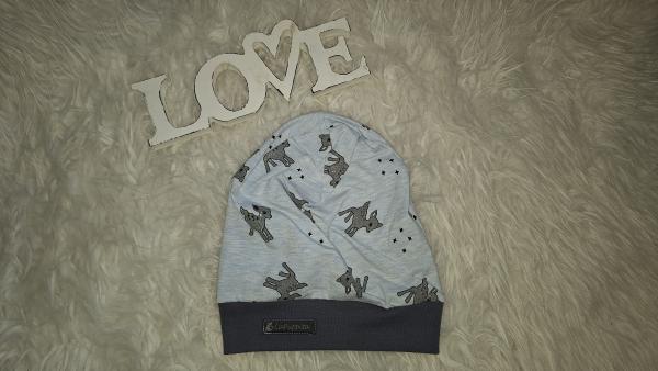 Beanie Kopfumfang ab 56cm "Glitzerkitz"