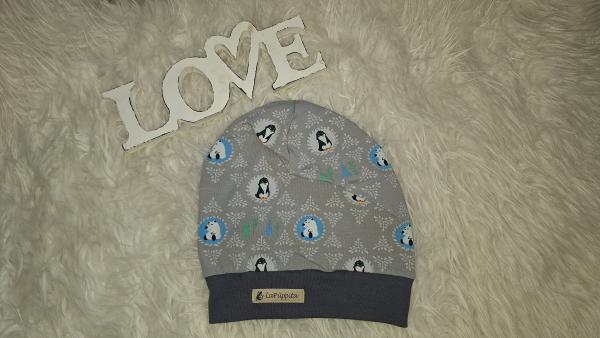 Beanie Kopfumfang ab 56cm "Eiswelt"