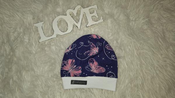 Beanie Kopfumfang 47-49cm "Butterfly"
