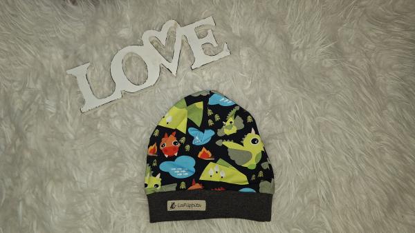Beanie Kopfumfang 47-49cm "Drache"