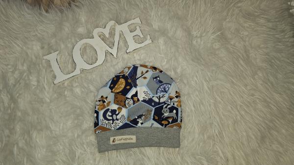 Beanie Kopfumfang 47-49cm "Waldleben"