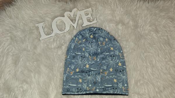 Beanie Kopfumfang 53-56cm "Meerestiere"