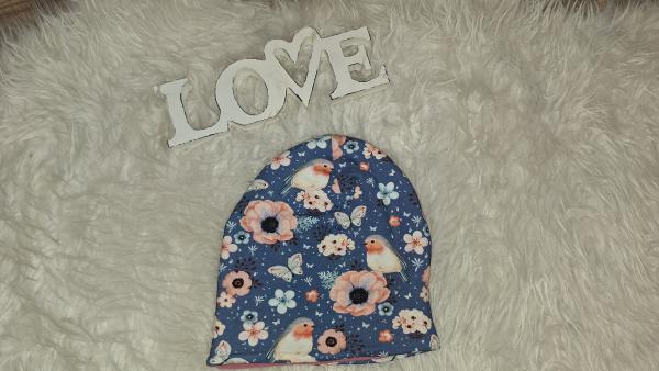 Beanie Kopfumfang 46-48cm "Rotkehlchen"