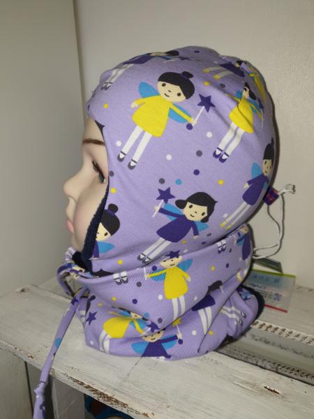 Fliegermütze KU 43-45cm "Feenzauberei"
