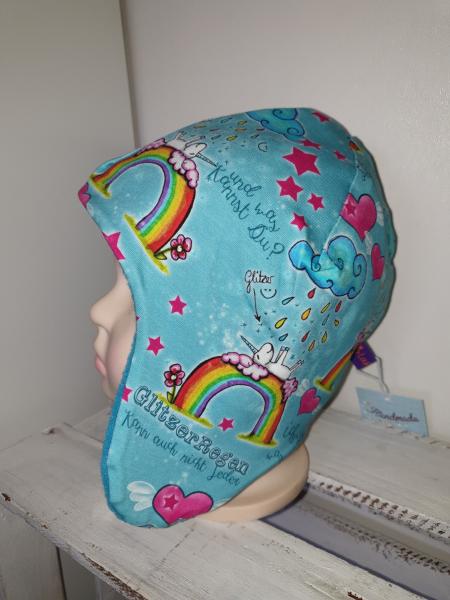 Fliegermütze KU 52-55cm "Glitzerregen"